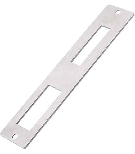 Plaque De Verrouillage Carrée BKS B90000 – Acier Inoxydable, Pour Porte De Secours, Série 18 & 19, 216,5x24 Mm