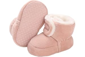 AISPRTS Unisex Baby Winterschuhe,Neugeborenen Baumwoll Baby Mädchen Jungen boots Stiefel Sock mit Fleece Futter Rutschfest Wärme Babyschuhe