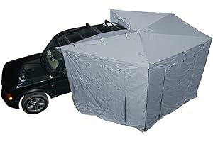 ‎PRIME TECH Prime Wing 270 Grad Markise 250cm auch für Autodachzelte - Fahrerseite, komplett mit Seitenteilen – Diverse Farben