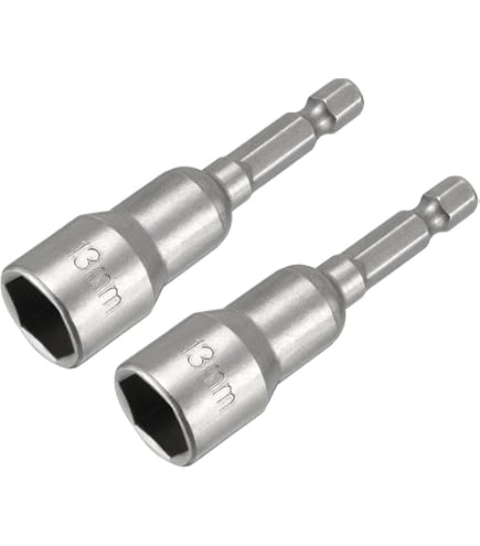 TA-VIGOR 2Pcs 7mm Magnetic Nut Setter Driver Drill Bit Set, 1/4 Inch - View #6