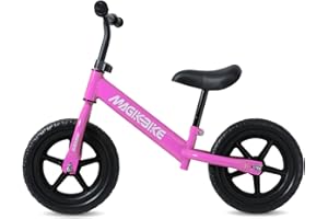 MAGIC MAGIKBIKE Bicicletta Senza Pedali| Bici da Equilibrio | Prima Bici Senza Pedali | Balance Bike | Manubrio e Sedile Regolabili | De 3 a 5 Anni