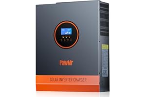 TEMANK 5000 Watt Solar Inverter Pure Sine Wave 48V 110V, Off-Grid 5KW Power Inverter Built in 80A MPPT Controller, 40A AC Charger, Max.PV Input 500V, Support Utility/Generator/Solar Charge