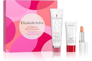 Elizabeth Arden, Set Regalo Eight Hour: Crema Protettiva per la Pelle 50ml + Balsamo Labbra 3,7g + Crema Mani Idratante Intensiva 30ml, Regalo per Donne