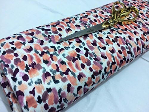 Stretch Viscose Jersey Animal-Leopard Print Dress/Craft Fabric