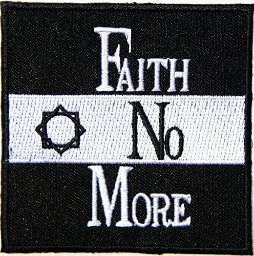 'Aufnaher Faith No More Metal Rock Punk Music Band Logo jacket T shirt Patch Sew Iron on Embroidered Badge Sign Costum Size 3 "Width x 3Height