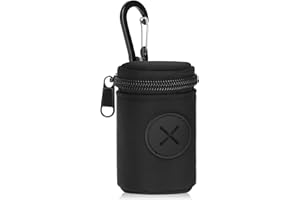 VIN BEAUTY Distributeur de Sacs à Déjections Canines avec Pochette à Fermeture Éclair et Mousqueton pour Laisse de Chien