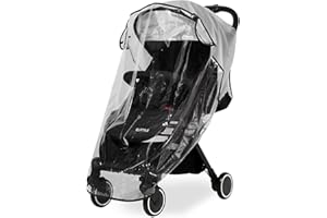 KOLIYN Clear Stroller Rain Cover, Universal Travel Weather Shield Breathable Baby Stroller Rain CoverUniversal Size to fit Most Stollers, Waterproof, Windproof, Ventilation, Protection, Shade, Umbrella, Pram