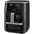 Daewoo Actuate Range, 11 Litre Space Saving Split Draw Air Fryer, 1700W, Pizza, Bake, Roast, Grill, Air Fry, Air Flow Technology, Sync Finish Technology, 6 Litre And 5 Litre Oven, Dual Cooking