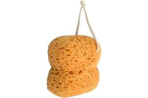 HUSALSEA Duschschwamm, Taillenschwamm mit einem abgehaltenen Bad, Badeschwamm Kind, Peeling Schwamm Erwachsene, Geeignet FüR Kinder Und Erwachsene Schwamm
