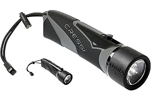 Cressi Lumia+ Torch - Antorcha de Buceo Unisex Adulto