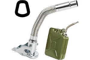 Hällpip Behållare Påfyllningsstift Behållare Hällpip Rostfritt stål | Bränslebehållare utloppsrör flexibel bensindunk pip för 5/10/20 l metallbehållare för bil, motorcykel, fartyg