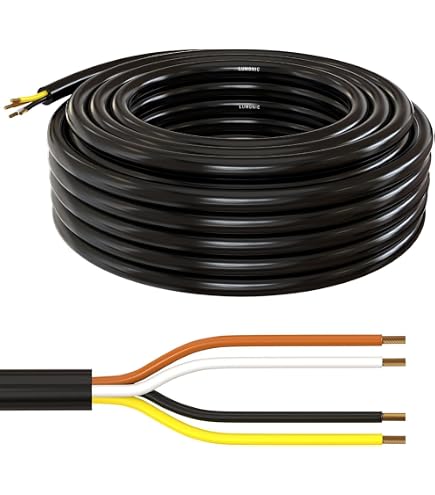 FLRYY Cavo Elettrico Auto 2x2.5 Mm², 1 Metro, A 2 Fili, Per Rimorchio E Accessori, 500V, DIN ISO 6722 - 5