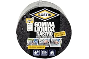 Bostik Gomma Liquida Nastro 5Mt, Nero, ‎7.7 X 12.2 X 12.2 Cm 960 Grammi