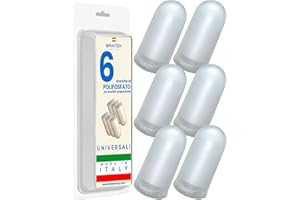 Bratek Polifosfati per Caldaia Ricarica in Cartucce Universali Made in Italy - 6 Cartucce Dosatore Polifosfati per Caldaia Compatibili con Filtro Anticalcare Standard x Protezione Impianto Idraulico