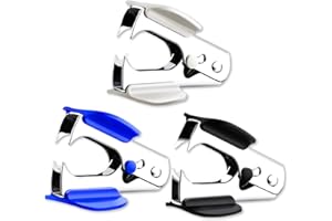 MNIIMALUXE 3 Stück Entklammerer Enthefter Tacker,Mini Heftklammerentferner,Tackerklammern Entferner,Schwiegermutter Klammeraffe,Enttackerer,Metall Heftklammern Entferner,für Büro,Schule,Heim,Schreibtisch Zubehör