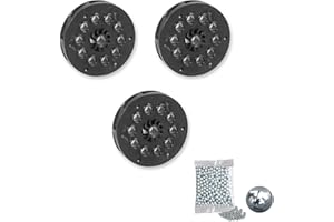 ECOMMUR Cargador para revólver de balines Umarex UX Tornado CO2 (3 Cargadores) + Bolas BB's de Acero Calibre 4,5mm