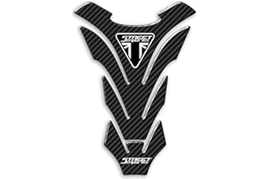 DEGONA Paraserbatoio Tank Pad Adesivo Resinato 3D Protezione Serbatoio compatibile con moto TRIUMPH STREET TRIPLE 765