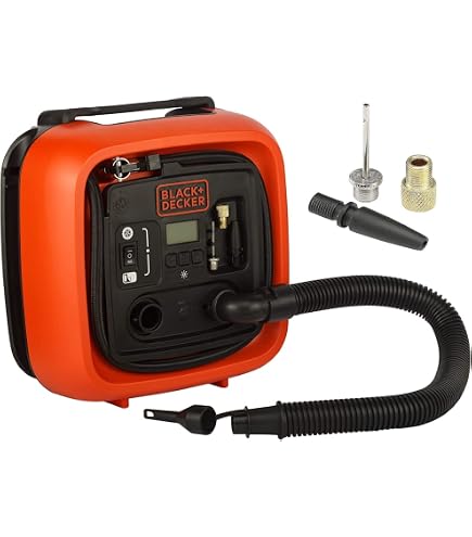 Könner & Söhnen KS P30 Compresseur Portable 12V 35L/min - Pompe Voiture 150 PSI, Mode Haute Pression, Arrêt Auto, Câble 3m