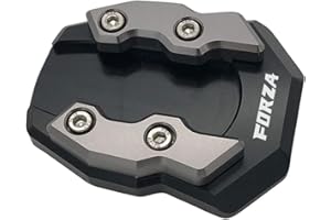 LongGreat Motorcycle Side Stand Enlarge Foot Pad Anti-Slip Kickstand Extension Plate Pad For Honda Forza 300 125 250 2017-2020