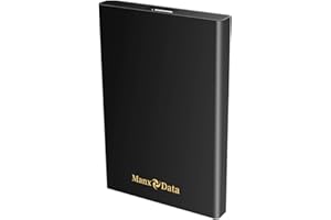 Manxdata 500GB Black Portable External Hard drive USB 3.0 for use with Windows PC, Mac, Smart TV, XBOX ONE & PS4