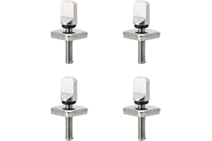 Vis de Planche de Surf,Vis de Longboard de Planche de Surf,Vis de Dérive de Planche de Surf,Vis Longboard,Vis d'Aileron pour Planche de Surf,pour Sup et Paddle Board,3,2 x 1,4 cm,4 Pièces