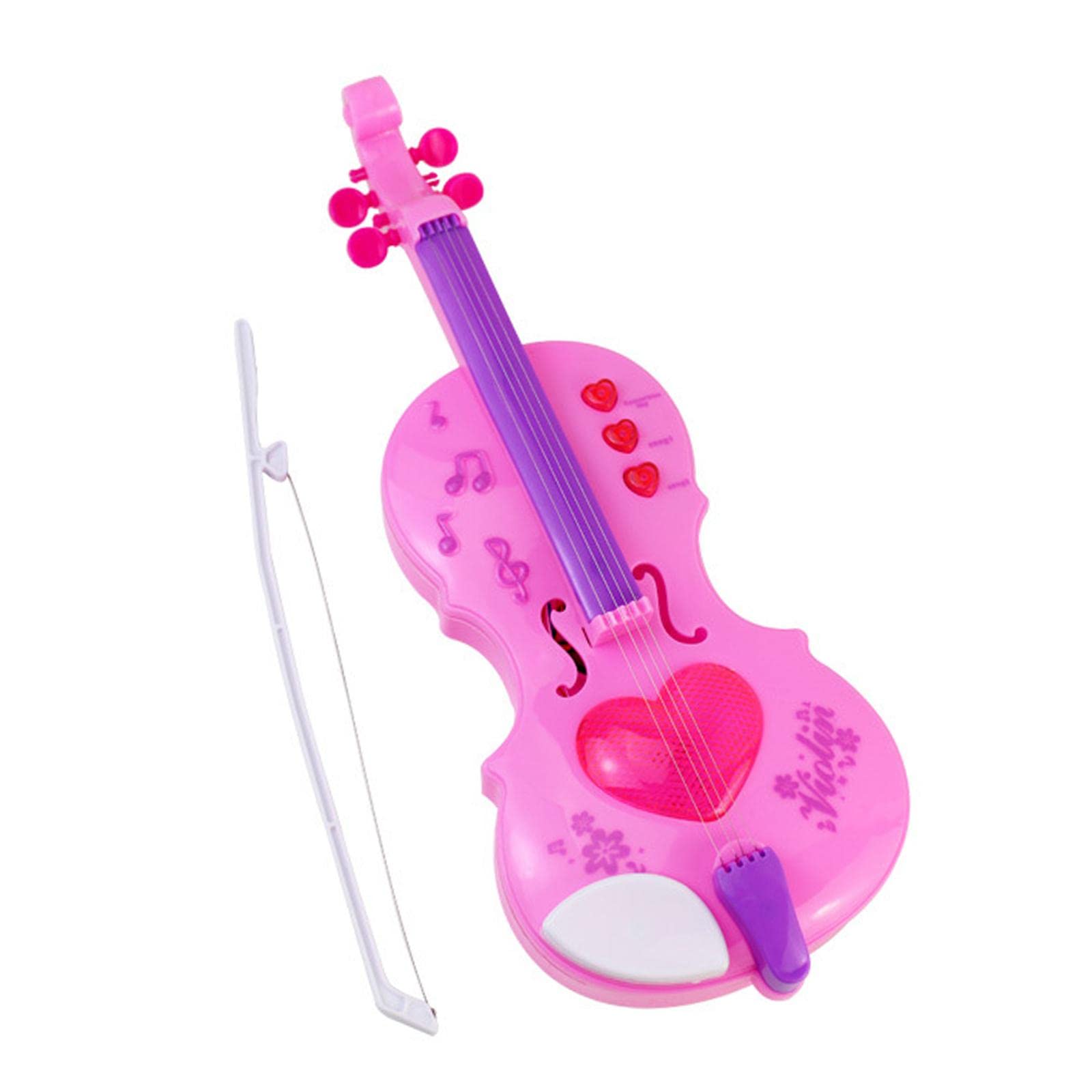 bnfÂ® 4 String Pink Music Electric Violin Learning for Birthday Gift Beginner Kids|Toys & Hobbies | Educational | Music & Art