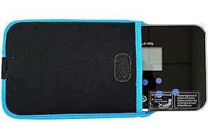 NEWLINE NY NewlineNY Auto Step On Super Mini Travel Bathroom Scale, 5.25" x 8.5" NewlineNY Auto Step On Super Mini Travel Bathroom Scale, 5.25" x 8.5" SBB0638SM-TW+S002BU (Trendy Wave)