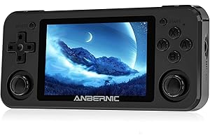 Whatsko RG351P Console de jeu Portable,20+ émulateurs Plus de 2500+ Jeux,Linux System 3,5" écran IPS,Console Rétro Built-in 64G TF Card