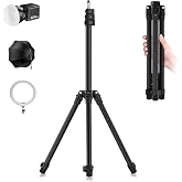 Ulanzi TT43 Aluminium Light Stand 190 cm, Reversible Folding Tripod, Max Load 6 kg, Height Adjustable Portable for Photograph