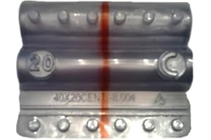 ITERNET Blister per monete euro - Kit 100 blister portamonete da 20 centesimi