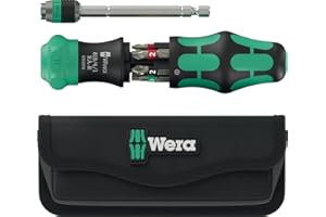 WERA Kraftform Kompakt 20 RA-R z etui, 6 części