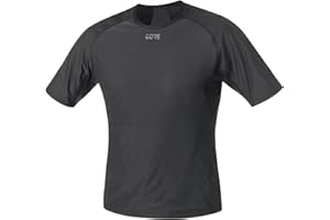 Gore Wear Mężczyźni M GWS BL Shirt Koszulka, Czarny, M