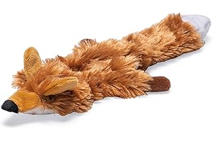 Karlie 521341 Flatinos - Peluche a forma di volpe, lunghezza: 30 cm, colore: Marrone