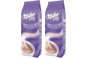 Milka Qualité Professionnelle Boisson Arôme Cacao 1 Kg - Lot De 2