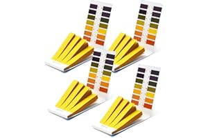 TSLRSA 320 Strisce Indicatore di pH Cartina Tornasole,misuratore ph,per la Misurazione del pH da 1 a 14-Ottimo per testare molte solite sostanze quotidiane, tra cui succo di limone, latte, etc.
