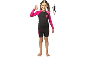 CRESSI Little Shark, Shorty Wetsuit 2 mm, Muta Shorty Junior Disponibile a Maniche Corte o Maniche Lunghe Unisex - Bambini