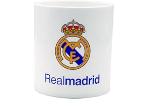 CYPBRANDS CyP Brands Real Madryt Filiżanka śniadaniowa Zastawa stołowa Oryginalne kubki Kolor Biały Oficjalny produkt