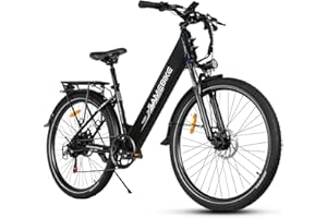 SAMEBIKE 26" Electric Bike for Adults EBike Commuter Electric Mountain Bike Electric Bicycle with 36V 15AH Removable Battery Electric Bikes for 7 Speed