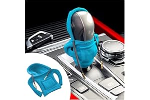 CGEAMDY Housse de Sweat à Capuche Car Gear, Housse de Vêtements pour Levier de Vitesse de Voiture, Accessoires de Décoration de Voiture de Protecteur de Levier de Vitesse de Bouton Facile(Bleu)