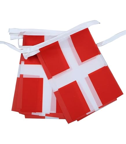 Guirlande De Drapeaux Mali - 12 M Avec 20 Drapeaux - Polyester - Pour Fête & Décoration