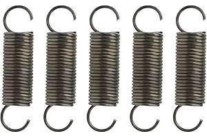 EMAGTECH Zugfeder Doppelhaken Feder, Außendurchmesser 10 mm, Freie Länge 40 mm, 15 Stück