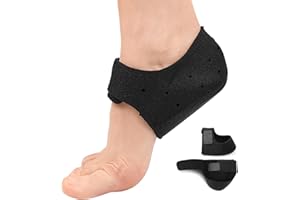 Okaywork 2pcs Respirant épine calcanéenne talonnette tendon d'achille pour Fasciite Plantaire Tendinite Achille Doux Silicone Gel Pad Talonette pour Soulage les Douleurs Talon Soulagement,Fissure