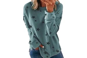 EXHLOAG Womens Drop Shoulder Striped T Shirts Crew Neck Color Block Pullover Lightweight Casual Loose Sweatshirts Women Basic Tees Tops Plus Size Shirt Outwear Sportswear Festival Clothes Deals of the Day