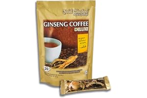 GOLD CHOICE Ginseng Coffee Deluxe - Löslicher Kaffee mit Ginseng - 20 Sticks à 20g