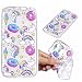 Produktbild LMAZWUFULM Hülle für Lenovo Moto G4 Play (5 Zoll) Weiche TPU Handy Schutzhülle Hülle Protective Case Back Thin Weiche TPU Essen und Einhorn Pferd Muster Flexible Rückschale Cover für Motorola Moto G4 Play