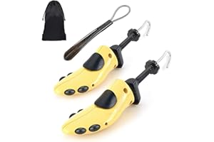 CuteHome Pair of Men Women Shoe Stretcher, Two-Way Adjustable Shoe Widener Expander to Stretch,Expands Length and Width of shoe