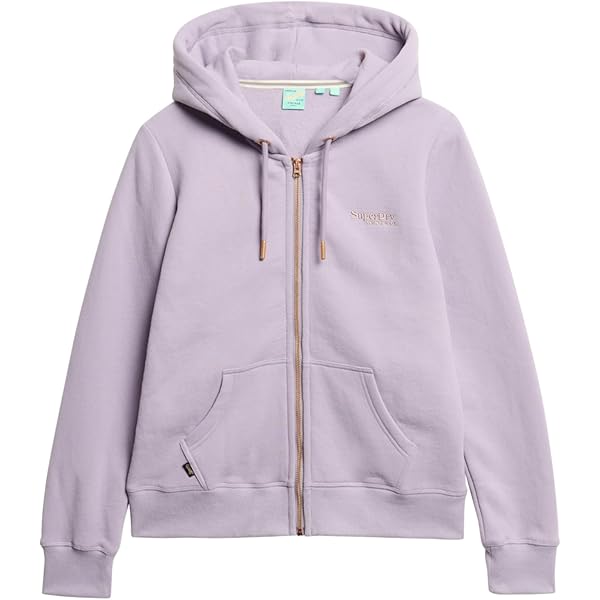 Superdry Damen Hoodie Vintage Logo - Kapuzenpullover Mit Stickerei