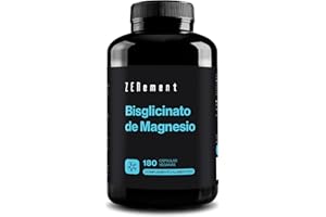 Bisglicinato de Magnesio, 350 mg de magnesio elemental/dosis diaria | 180 Cápsulas de Magnesio Bisglicinato (Suministro 3 meses) | Reduce Cansancio, Fatiga | Alta Absorción y Asimilación | Zenement