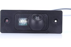 Navinio Cámara de Respaldo para Coche Cámara de Visión Trasera Cámara de Marcha Atrás para VW Golf Tiguan Touareg Polo 3C Jetta Passat Sharan Bora Skoda Scirocco Fabia Cayenne Touran Santana Audi TT