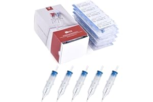 Extreme Tattoo Igły Partonen 50 sztuk kartridży do tatuażu, różne rozmiary, 5.7.9.11.13.15 M1 do zestawu maszynowego (EVO-50M1)